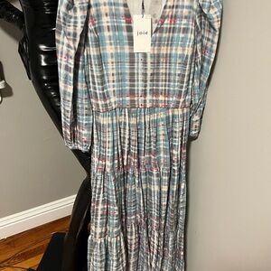 Joie Blue Plaid Women's Dress
